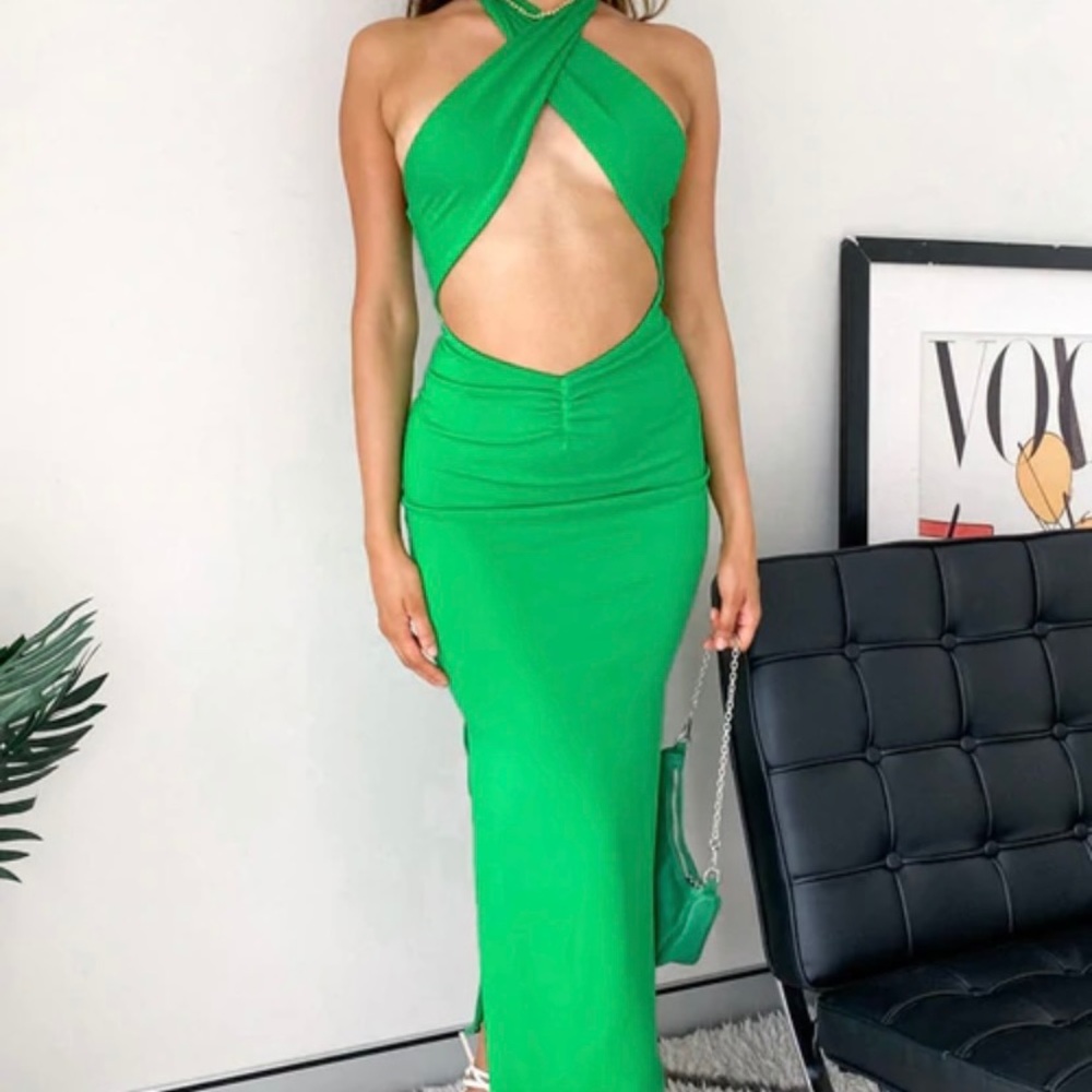 Sofia Halter Midi Dress